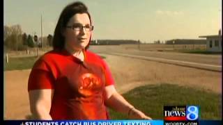 Students: Bus driver was texting