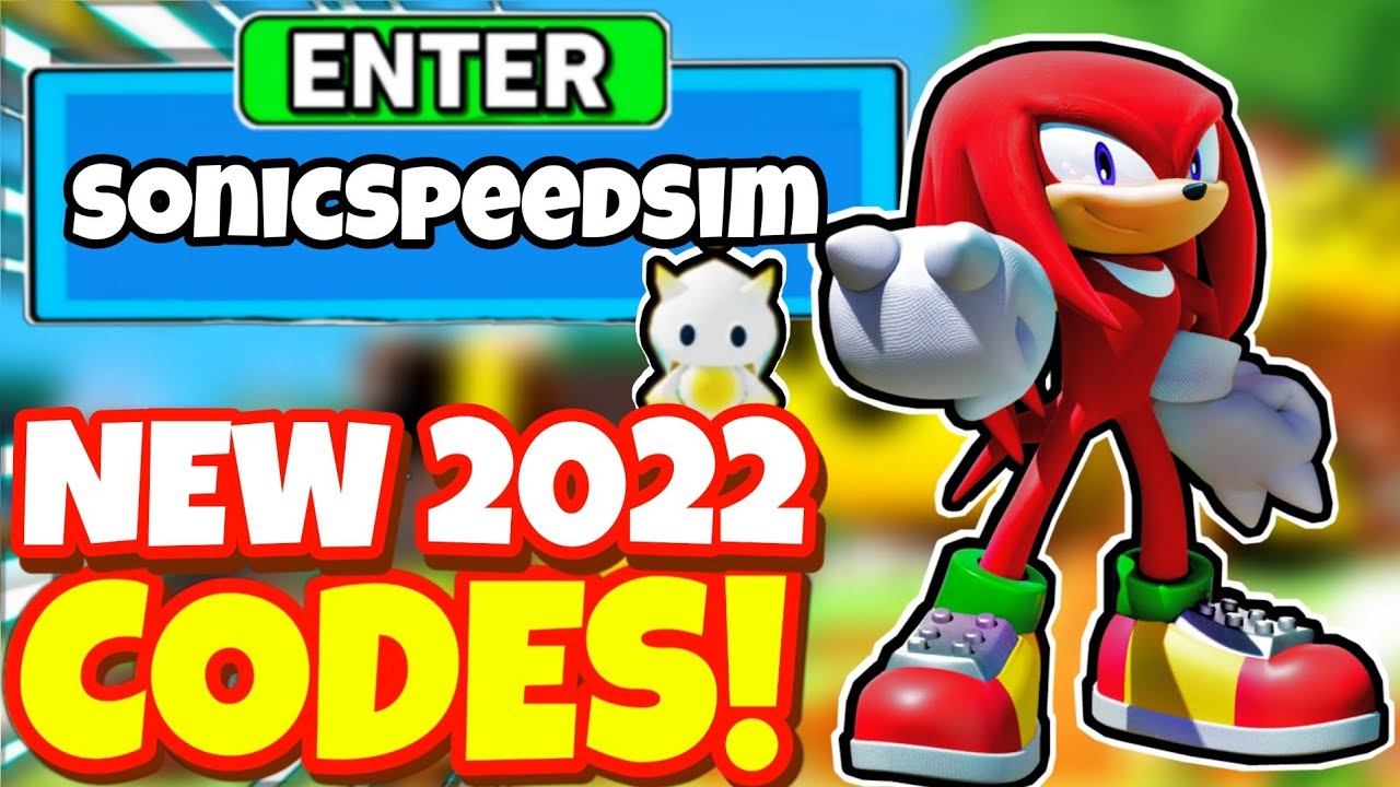 2022) ALL *NEW* SECRET OP CODES In Roblox Sonic Speed Simulator