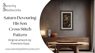 Saturn Devouring His Son Cross Stitch Pattern | Francisco Goya