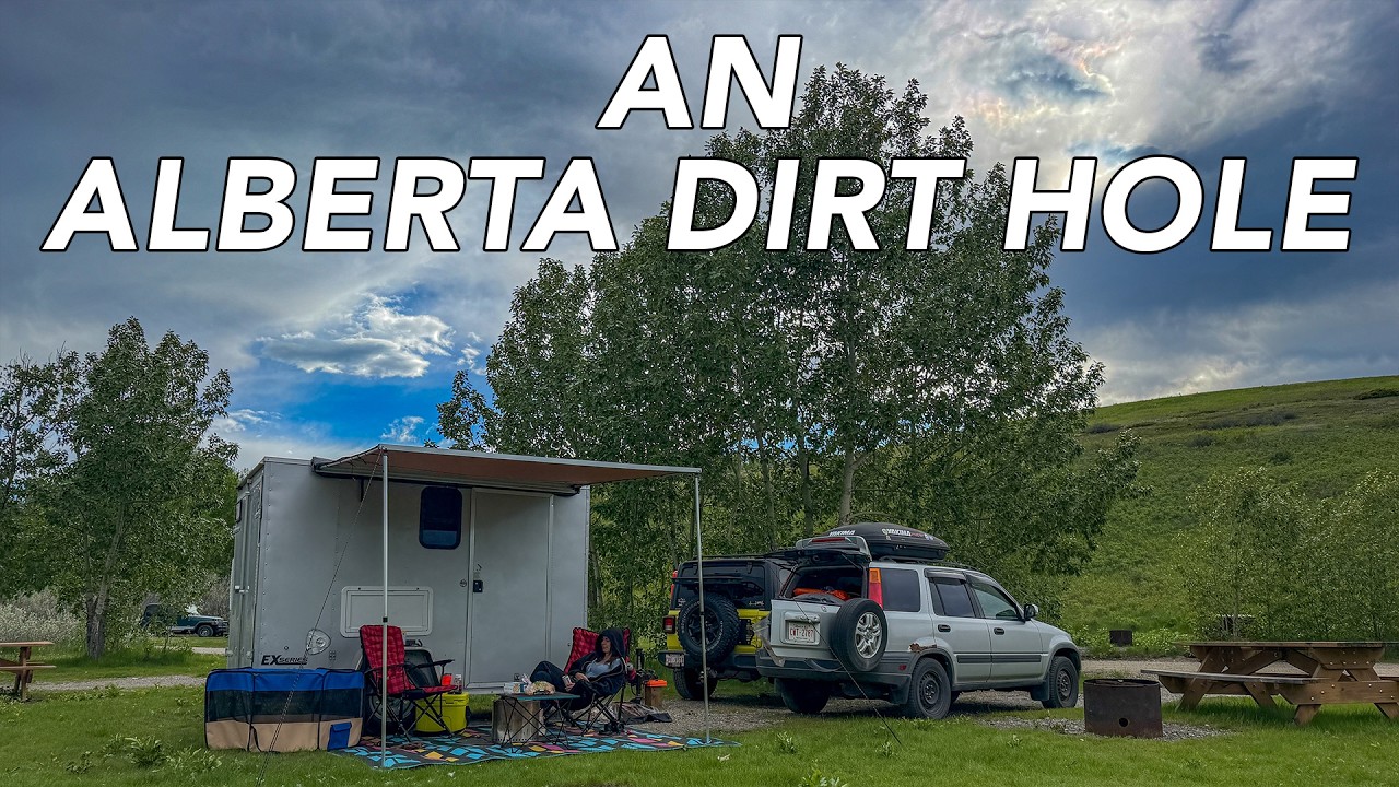 Camping in an Alberta Dirt Hole - BEST S'MORE ALTERNATIVE?!