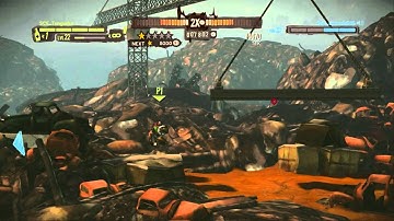 Shoot many robots co op gameplay