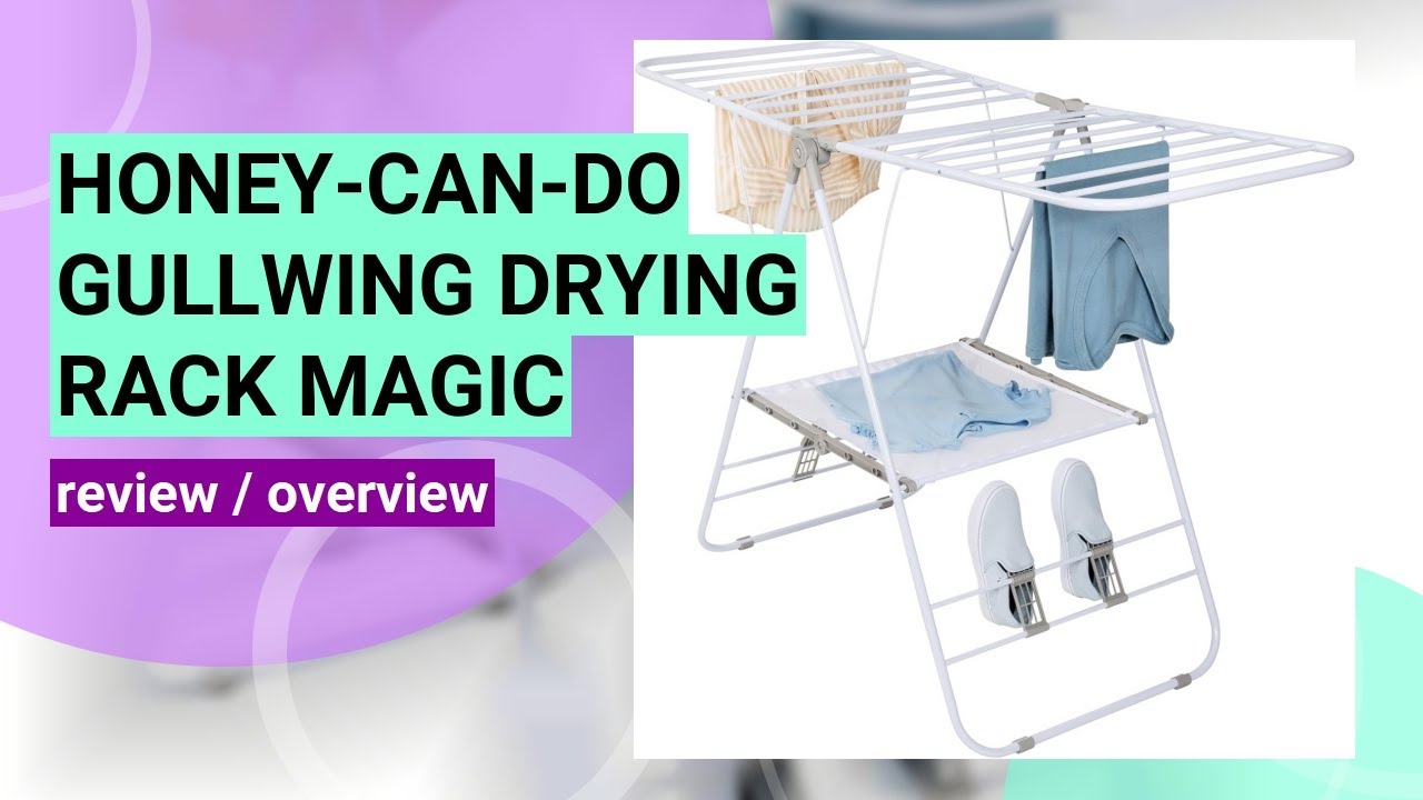 Review: Versatile Honey-Can-Do Heavy Duty Gullwing Drying Rack