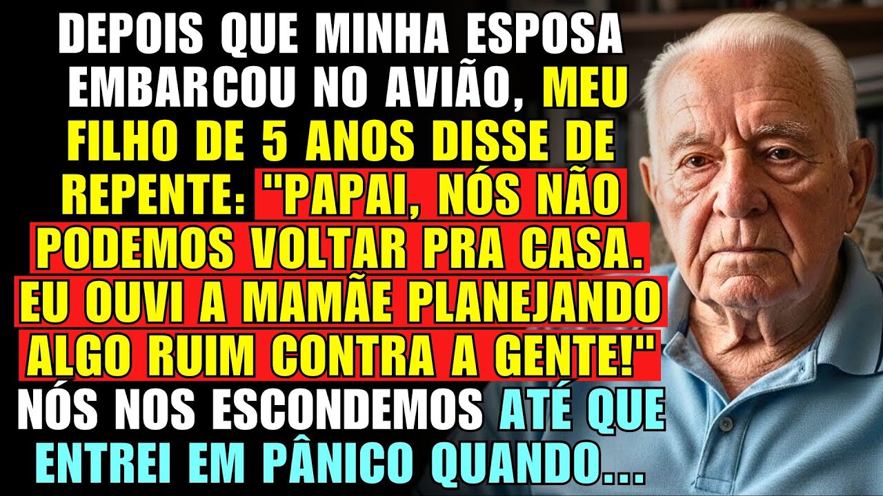 DEPOIS QUE ELA EMBARCOU NO AVIÃO, MEU FILHO DISSE: 