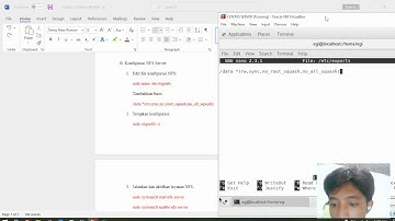 TUGAS 2 "ADMINISTRASI SERVER | Proses Instalasi NFS-SERVER" CentOS 7 - UNIVERSITAS TERBUKA