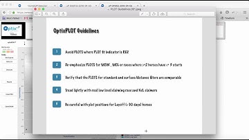 OptixPLOT Guidelines