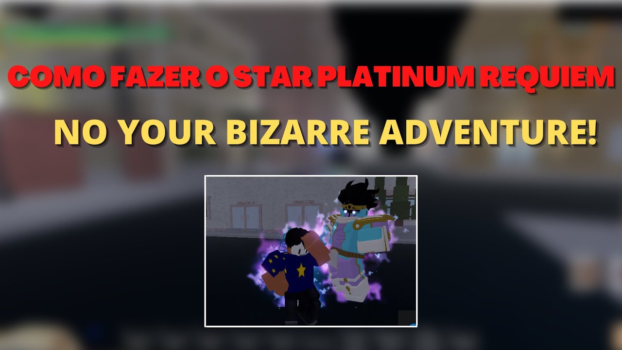 COMO EVOLUIR o STAND MAIS RARO do YOUR BIZARRE ADVENTURE! *ROBLOX* 