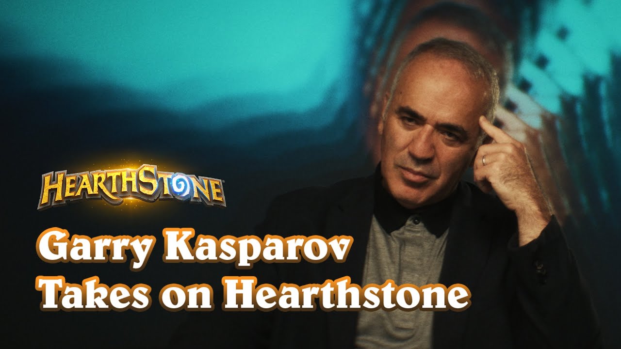 Chess Grandmaster Garry Kasparov Takes on Hearthstone