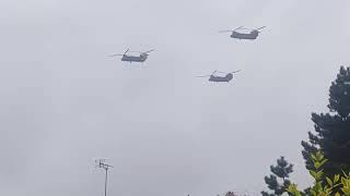 RAF Helicopters flying over my house