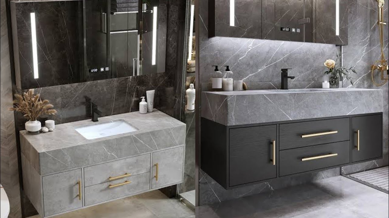 Modern bathroom vanity ideas for small spaces ! Bathroom design trends ...