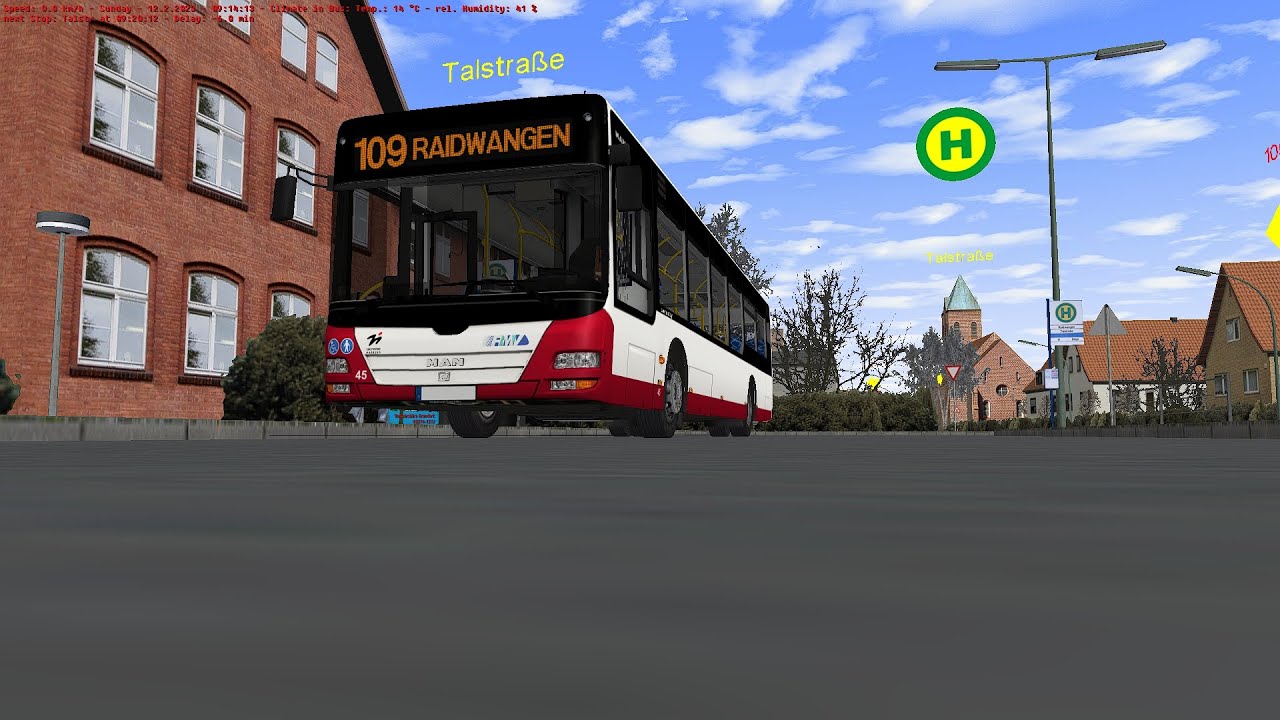 Omsi 2 - Ebstein - Line 109 - MAN Lion's City A21 E3 3D