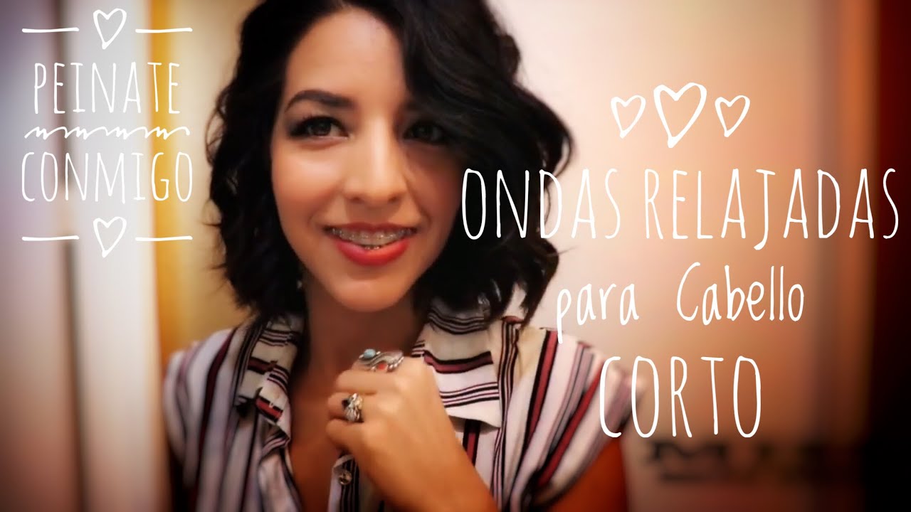 Peínate conmigo! Muy fácil y rápido ondas para cabello corto ondas sin frizz
