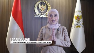 Greeting - HUT Ke-81 DPR RI: Sari Yuliati