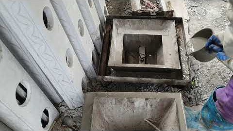 kỹ thuật đổ khuôn đấu cột, khuôn trụ, khuôn con kê