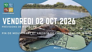 Prévisions Du 2 Octobre 2026 - Fin De Mouvement Et Probable Changement De Temps