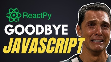 ReactPy: Python Can NOW Make UIs (Just Like React)