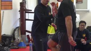 Jun Fan Jeet Kune Do Seminar with Sifu Abe Explaining Bridging the Gap and Adapt to Opponent