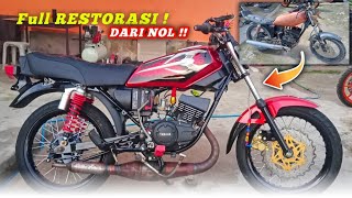 DARI NOL‼️Full Restorasi Yamaha RX KING Dengan Kondisi Memprihatinkann🔥Hasilnya Gimana ya ❓