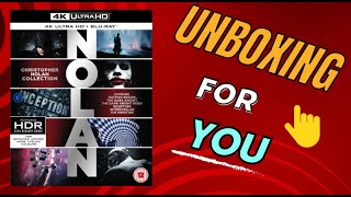 Christopher Nolan Collection 4K Bluray Unboxing!