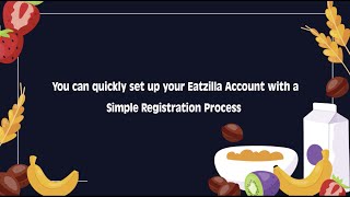 Simple and Easy Registration (Onboarding) Flow in Eatzilla - Enterprise Level Food Delivery Solution screenshot 1