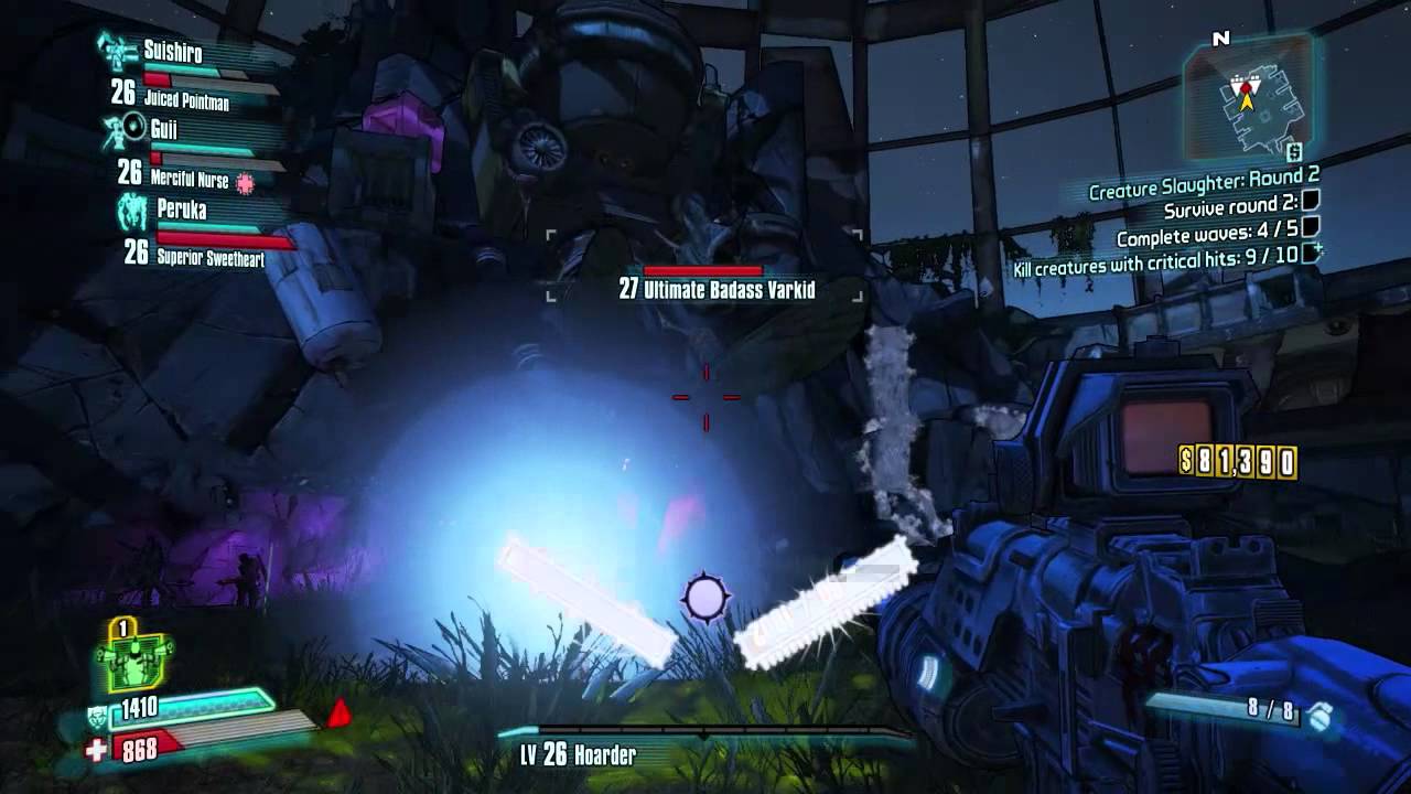 Borderlands 2 SIDE QUEST TIME!! Creature Slaughter Dome 2 YouTube