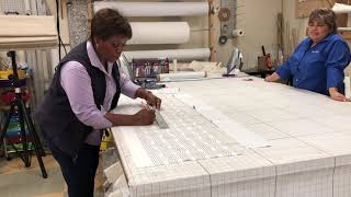 Method Share - PLEATING TO PATTERN ON ROMAN SHADES