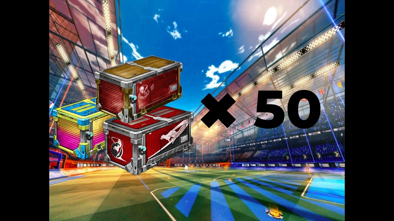 THE BEST CRATE OPENING EVER! (50 Crates) ROCKET LEAGUE