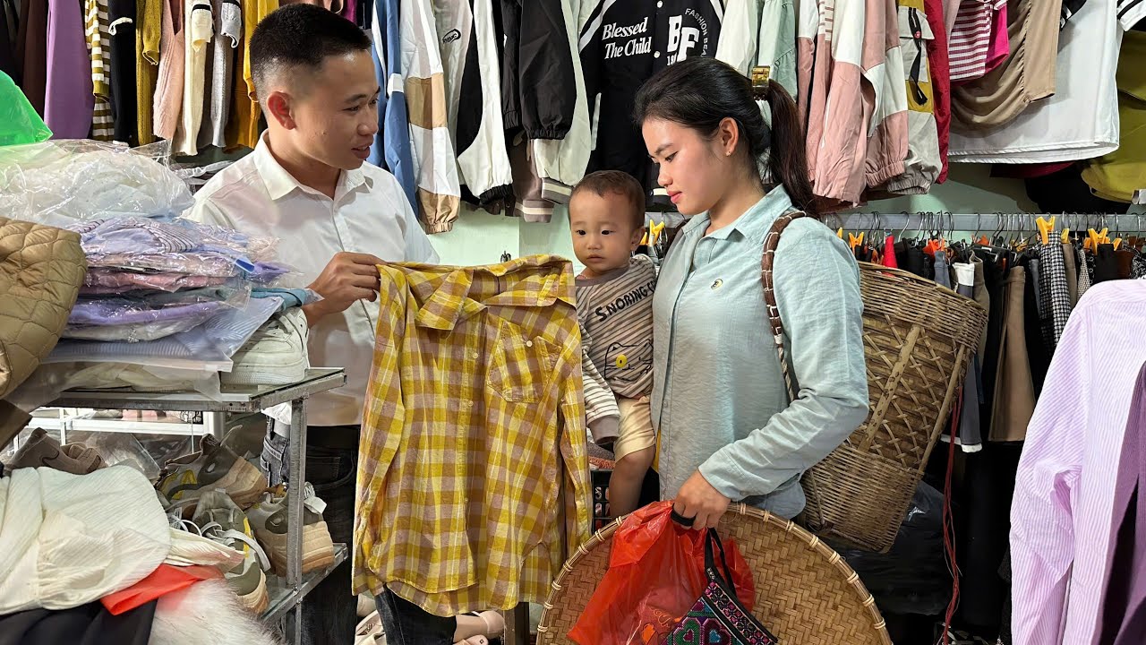 The CEO bought a new shirt for Thuy | Recipe for making Banh Bo to sell at the market.