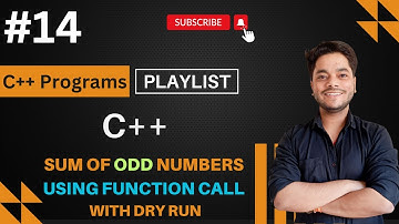 C++ Program to Calculate Sum of Odd Numbers | Code Via Aman |