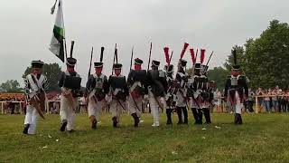 Строевая подготовка, реконструкция армии периода войны 1812 года