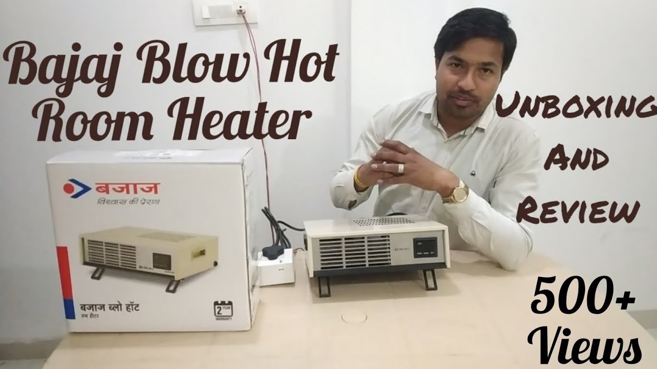 Bajaj Blow Hot 2000 Watts Room Heater | Unboxing By Akshay 'Amrit' - YouTube