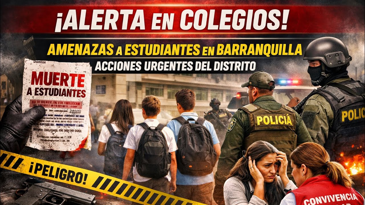 Panfletos amenazantes en colegios de Barranquilla, así responde la ...