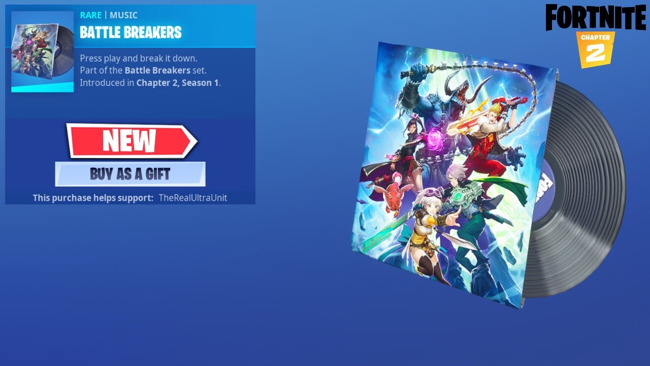 *NEW* BATTLE BREAKERS MUSIC PACK SHOWCASE (FORTNITE CHAPTER 2 SEASON 4 GAMEPLAY) 10 MINUTE VERSION