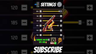 All Weapons 🎯 Auto HEADSHOT ⚙️👽 Sensitivity Settings ⚡+DPI 📱 || Desert Eagle || m1887