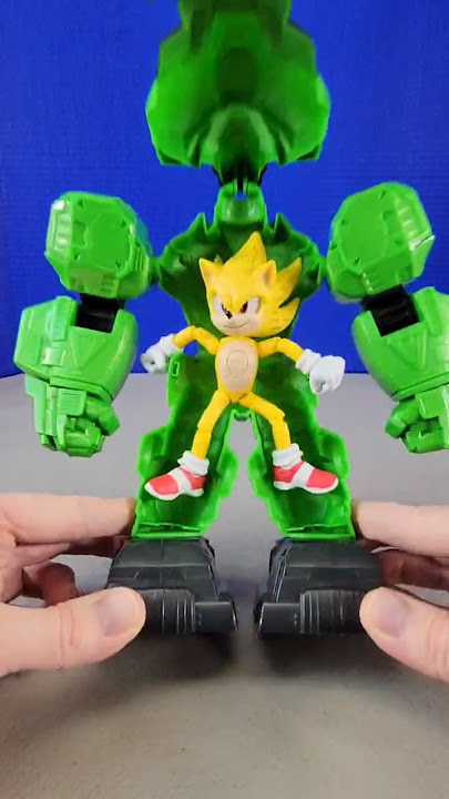 Sonic The Hedgehog 3 Super Sonic Hulk Action Figures ASMR