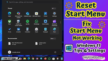 How to Reset the Start Menu in Windows 11 (The Easy Way!)👍