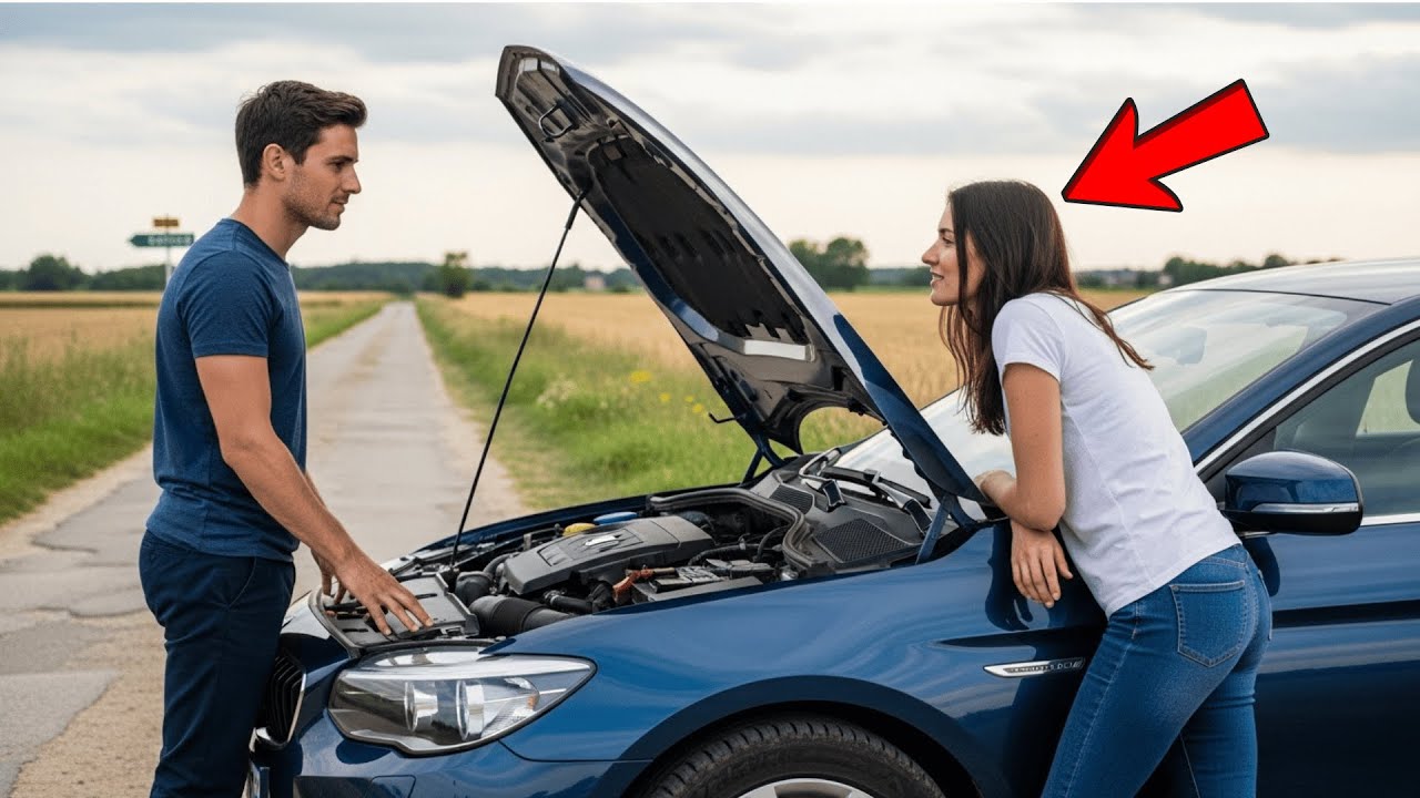 Père Célibataire Manque Un Entretien Pour Aider Une Femme, Voiture En Panne — Sans Savoir Qui C’Est
