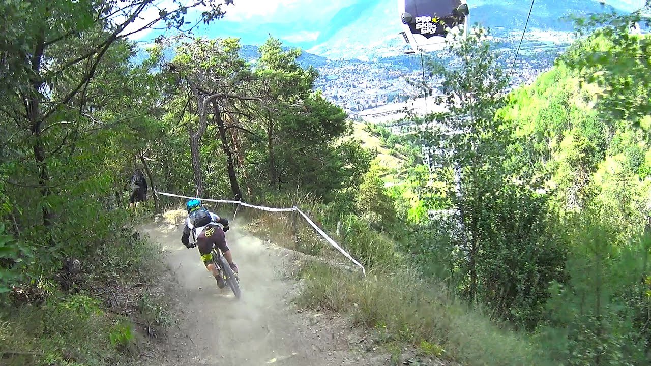 Aosta Valley - Pila - Downhill Mountain Biking 2017 - YouTube