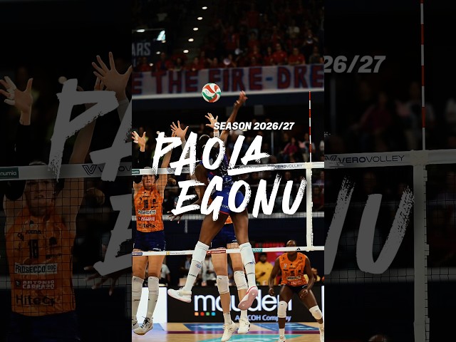 GOAT’s moments 🐐☄️✍🏻🩷💙 #verovolley #volleyball #paolaegonu