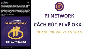 Pi Network || Cách Rút PI về sàn giao dịch OKX nhanh chóng và an toàn