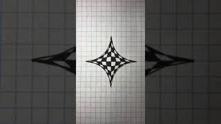 Black and White 3D Illusion Pattern Drawing | Sketching Black and White 3D Illusion Pattern Drawing | Sketching