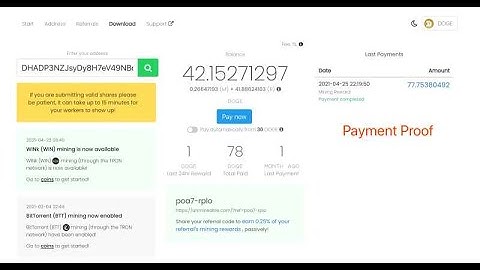 Unmineable payment proof | Unmineable withdrawal | TRX