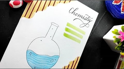 Front Page Design for Chemistry Notebook, Assignment & journal
