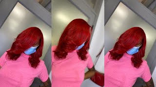 SHE WANTED RED!!!!! | Double Process Color!