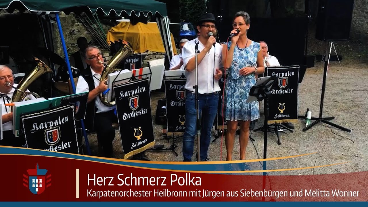 HERZ-SCHMERZ-POLKA | Karpatenorchester Heilbronn mit Jürgen aus Siebenbürgen und Melitta Wonner