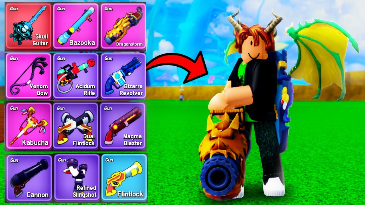 Collecting EVERY Gun In Blox Fruits