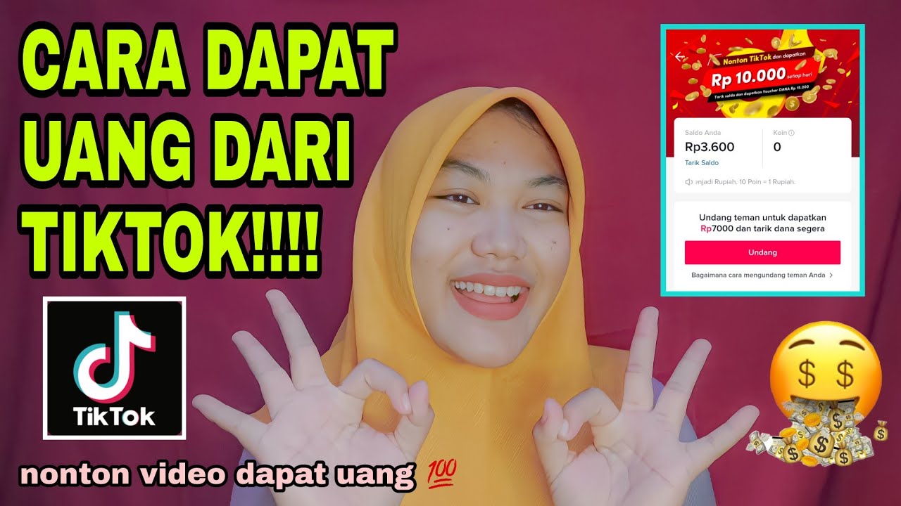 CARA DAPAT UANG DARI TIKTOK 