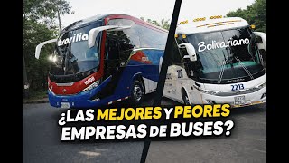 Ranking of bus companies in Colombia | which are the best and the worst.