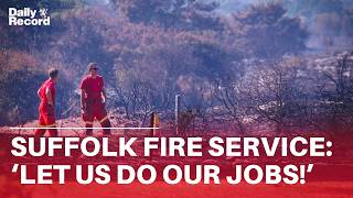 Fire Service issue warning to public as Suffolk Fires cause '150 hectares of damage'