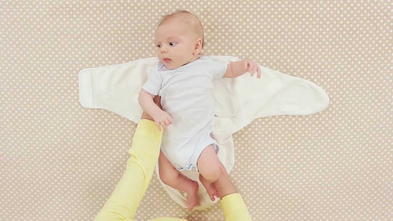 ErgoBaby Svøb Swaddler hos BabySam Instruktion YouTube