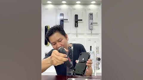 Hướng dẫn lắp khoá vân tay cho cửa kính model Laffer G05/G08